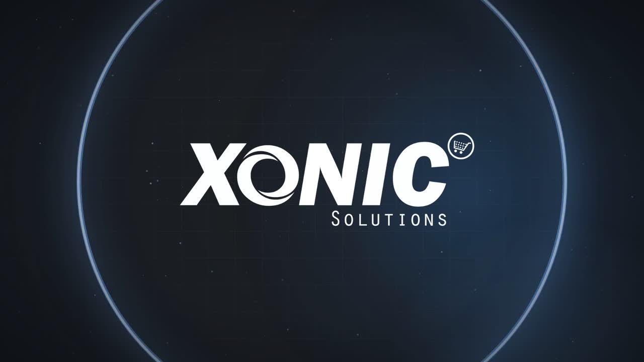 XONIC Solutions Logo &ndash; Standbild aus dem Werbevideo