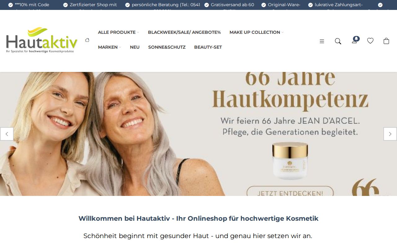 hautaktiv-onlineshop.net &ndash; XONIC-Referenz