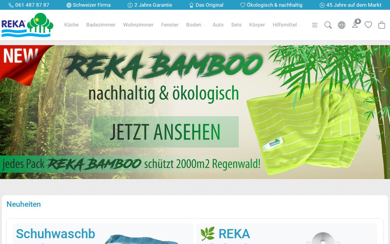 reka-reinigung.ch &ndash; XONIC-Referenz