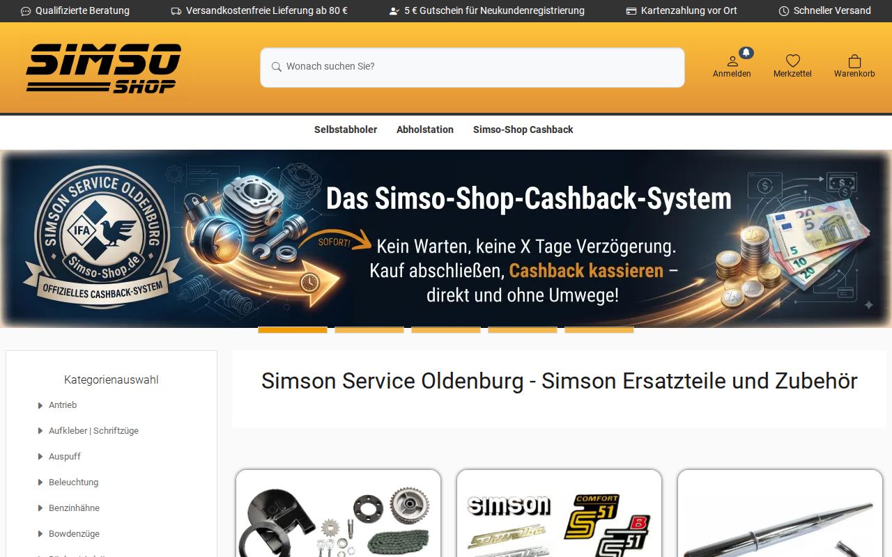 simso-shop.de &ndash; XONIC-Referenz
