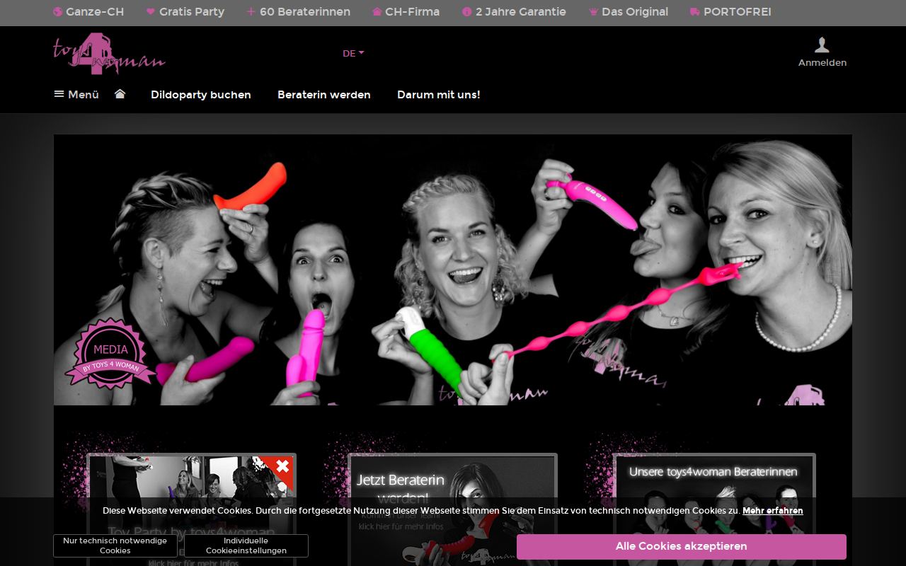 toys4woman.ch &ndash; XONIC-Referenz