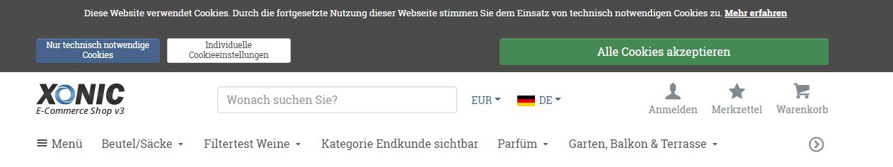 Neue Cookie Richtlinie